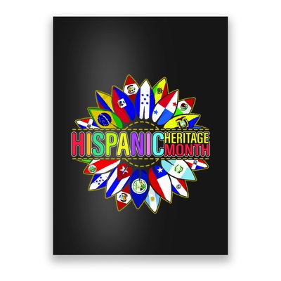Hispanic Heritage Month Sunflower Poster