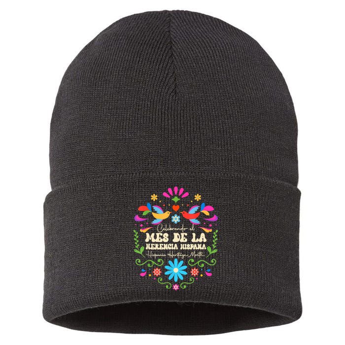 Hispanic Heritage Month Herencia Hispana Latino Sustainable Knit Beanie