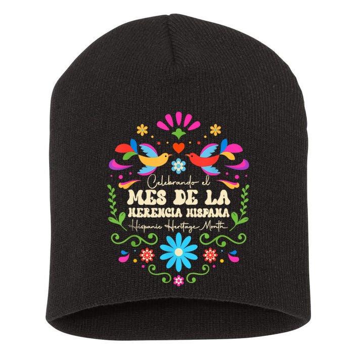 Hispanic Heritage Month Herencia Hispana Latino Short Acrylic Beanie