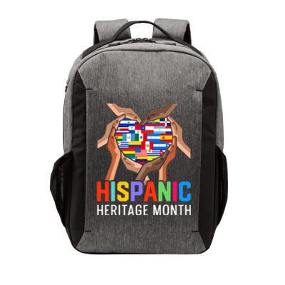 Hispanic Heritage Month All Countries Heart Hands Vector Backpack