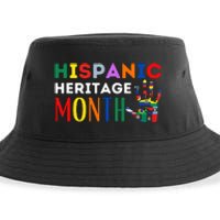 Hispanic Heritage Month Hand Flags Proud Sustainable Bucket Hat