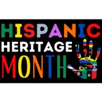 Hispanic Heritage Month Hand Flags Proud Bumper Sticker