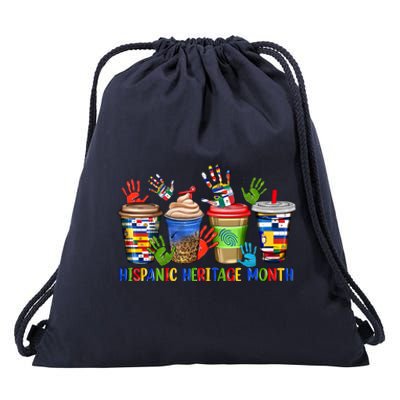 Hispanic Heritage Month Coffee Drawstring Bag