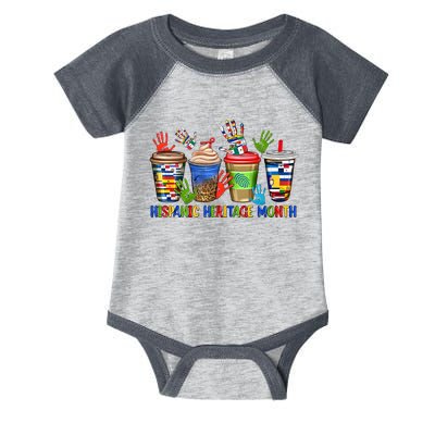 Hispanic Heritage Month Coffee Infant Baby Jersey Bodysuit