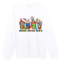 Hispanic Heritage Month Coffee Premium Crewneck Sweatshirt