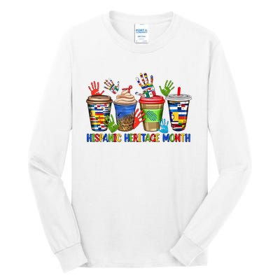 Hispanic Heritage Month Coffee Tall Long Sleeve T-Shirt