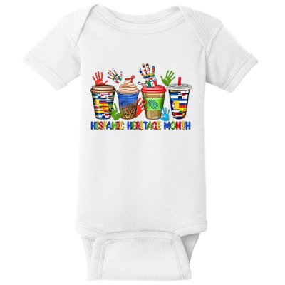 Hispanic Heritage Month Coffee Baby Bodysuit