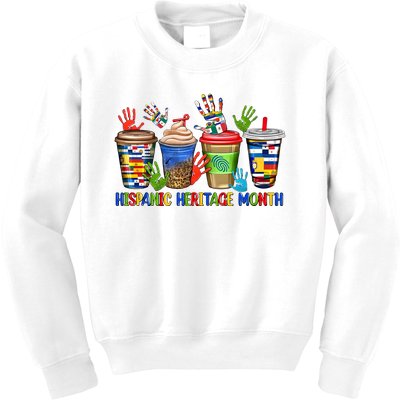 Hispanic Heritage Month Coffee Kids Sweatshirt