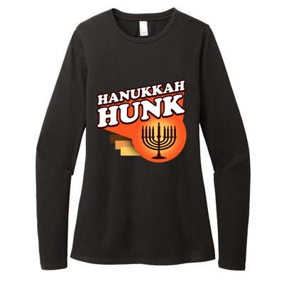 Hanukkah Hunk Menorah 70s Womens CVC Long Sleeve Shirt