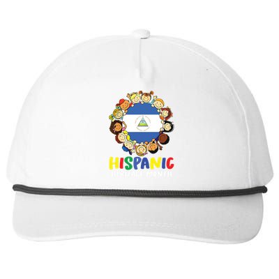 Hispanic Heritage Month Nicaragua Snapback Five-Panel Rope Hat