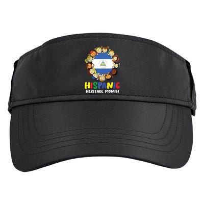 Hispanic Heritage Month Nicaragua Adult Drive Performance Visor