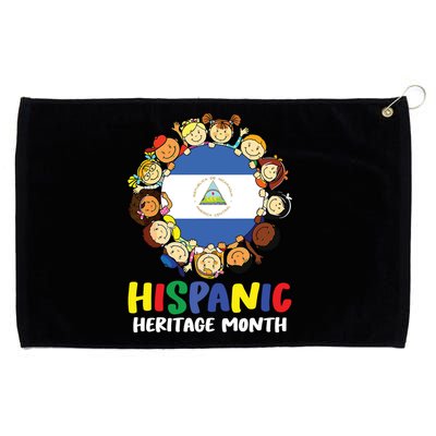 Hispanic Heritage Month Nicaragua Grommeted Golf Towel