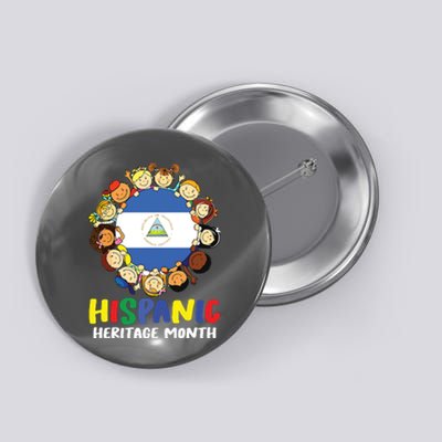 Hispanic Heritage Month Nicaragua Button