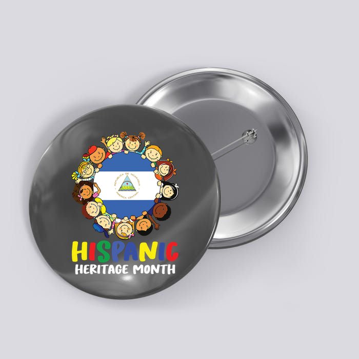 Hispanic Heritage Month Nicaragua Button