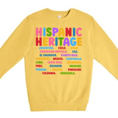 Hispanic Heritage Month Premium Crewneck Sweatshirt