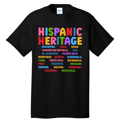 Hispanic Heritage Month Tall T-Shirt