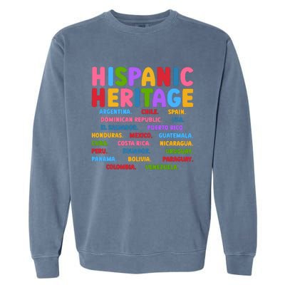 Hispanic Heritage Month Garment-Dyed Sweatshirt