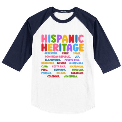 Hispanic Heritage Month Baseball Sleeve Shirt