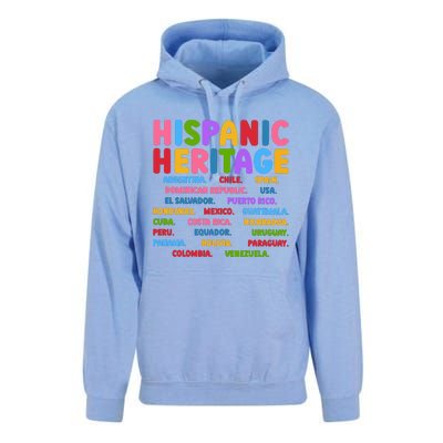 Hispanic Heritage Month Unisex Surf Hoodie