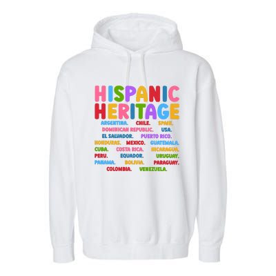 Hispanic Heritage Month Garment-Dyed Fleece Hoodie