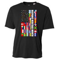 Hispanic Heritage Month Countries United Flag Cooling Performance Crew T-Shirt