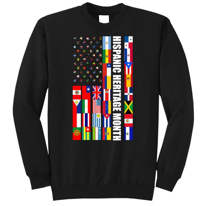 Hispanic Heritage Month Countries United Flag Sweatshirt