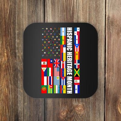 Hispanic Heritage Month Countries United Flag Coaster