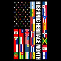 Hispanic Heritage Month Countries United Flag Baby Bodysuit