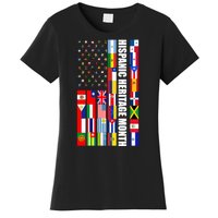 Hispanic Heritage Month Countries United Flag Women's T-Shirt