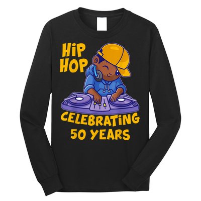 Hip Hop Music 50th Anniversary Black History DJ Dance Rapper Long Sleeve Shirt