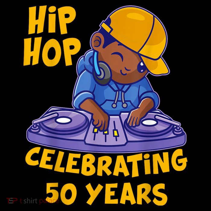 Hip Hop Music 50th Anniversary Black History DJ Dance Rapper Flatbill Hat