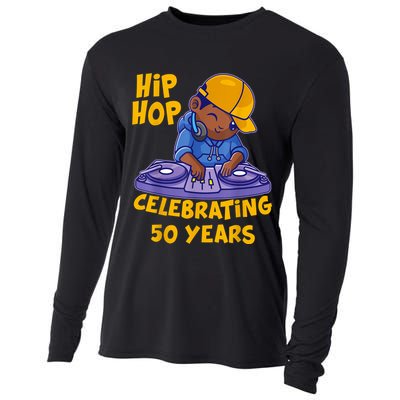 Hip Hop Music 50th Anniversary Black History DJ Dance Rapper Cooling Performance Long Sleeve Crew