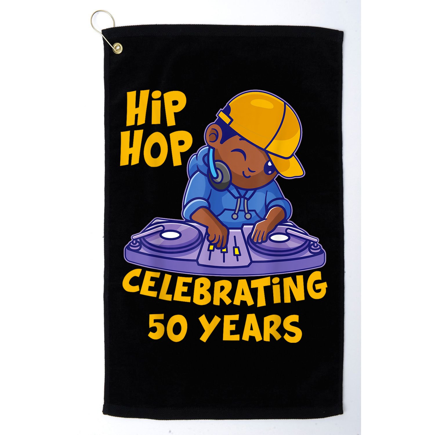 Hip Hop Music 50th Anniversary Black History DJ Dance Rapper Golf Towel