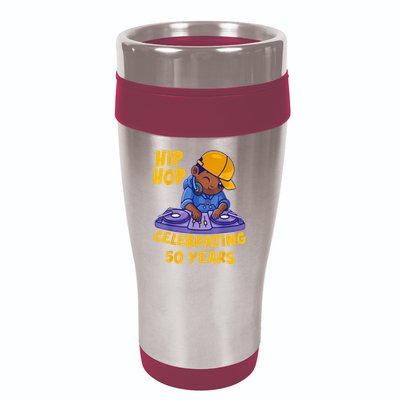 Hip Hop Music 50th Anniversary Black History DJ Dance Rapper 16oz Travel Tumbler