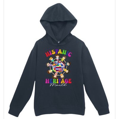 Hispanic Heritage Month All Latin Countries Urban Pullover Hoodie