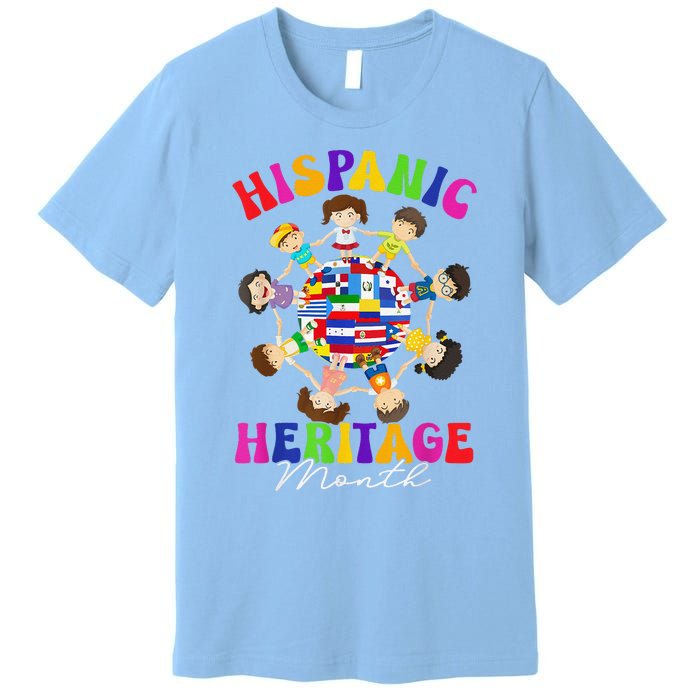 Hispanic Heritage Month All Latin Countries Premium T-Shirt