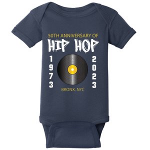 Hip Hop Music Is 50 50th Anniversary Retro Baby Bodysuit