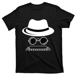 Harmonica Hat Music Orchestra Member T-Shirt