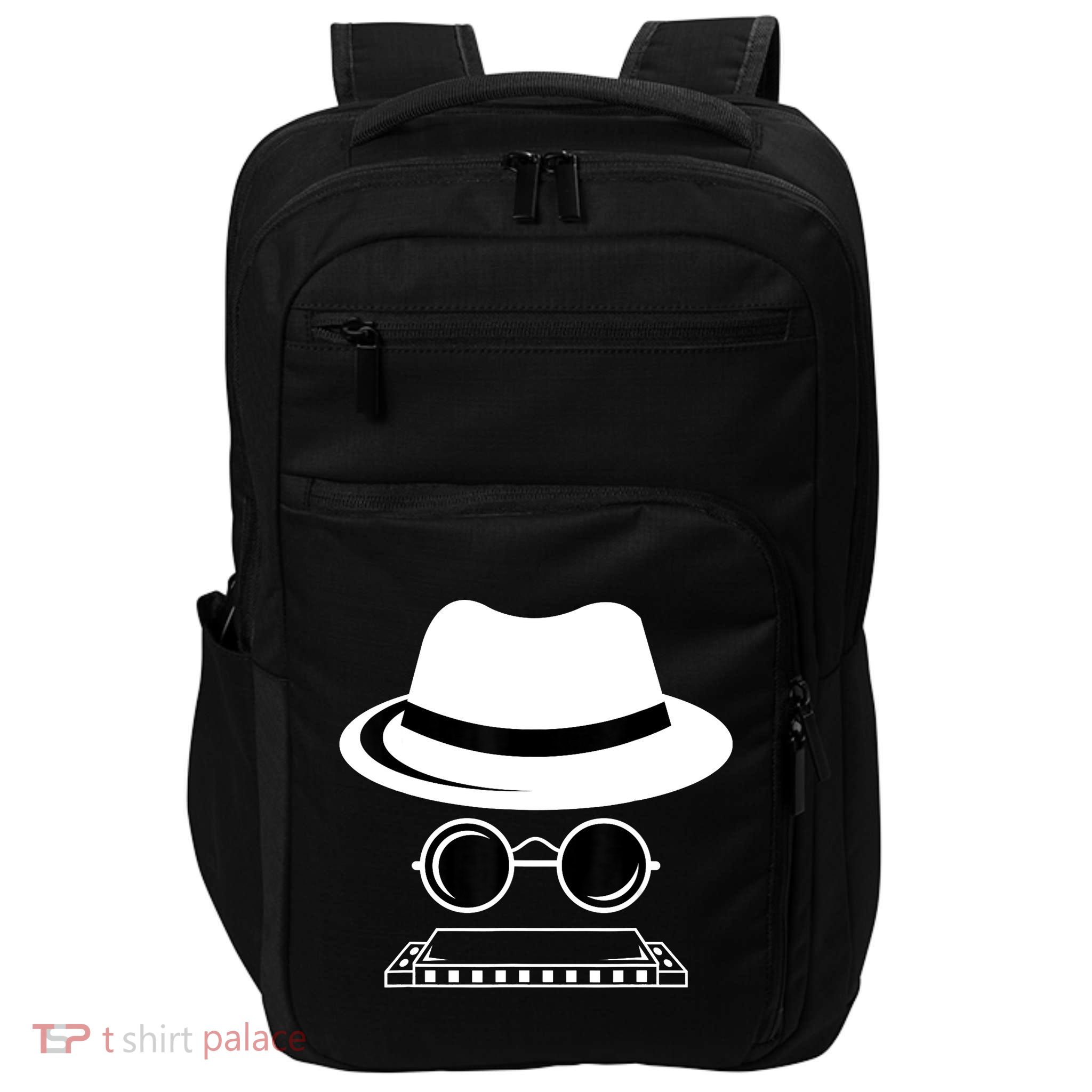 Harmonica Hat Music Orchestra Member Impact Tech Backpack