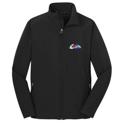 Heart Hands Mexico El Salvador And The USA. Core Soft Shell Jacket