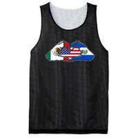 Heart Hands Mexico El Salvador And The USA. Mesh Reversible Basketball Jersey Tank