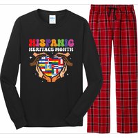 Hispanic Heritage Month Matching Team Gift Idea Long Sleeve Pajama Set