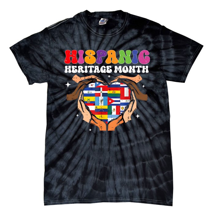 Hispanic Heritage Month Matching Team Gift Idea Tie-Dye T-Shirt