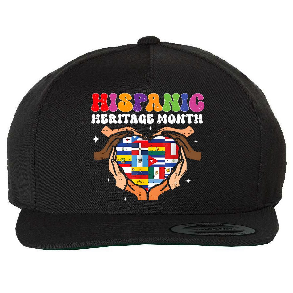 Hispanic Heritage Month Matching Team Gift Idea Wool Snapback Cap
