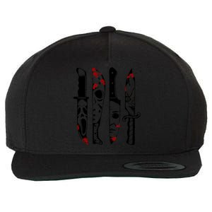 Halloween Horror Movie Characters Wool Snapback Cap