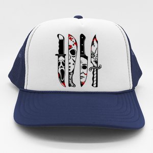 Halloween Horror Movie Characters Trucker Hat