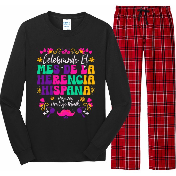 Hispanic Heritage Month Mes De La Herencia Hispana Long Sleeve Pajama Set