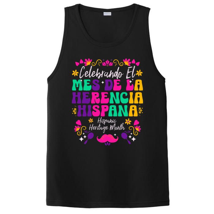 Hispanic Heritage Month Mes De La Herencia Hispana PosiCharge Competitor Tank