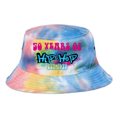 Hip Hop Music 50th Anniversary Rap Music Tie Dye Newport Bucket Hat