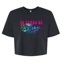 Hip Hop Music 50th Anniversary Rap Music Bella+Canvas Jersey Crop Tee